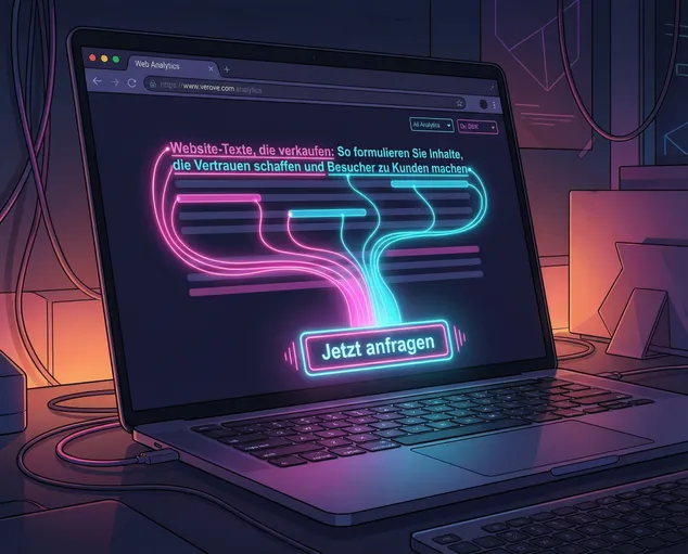 Website-Texte, die verkaufen: So formulieren Sie Inhalte, die Vertrauen schaffen und Besucher zu Kunden machen - Symbolbild