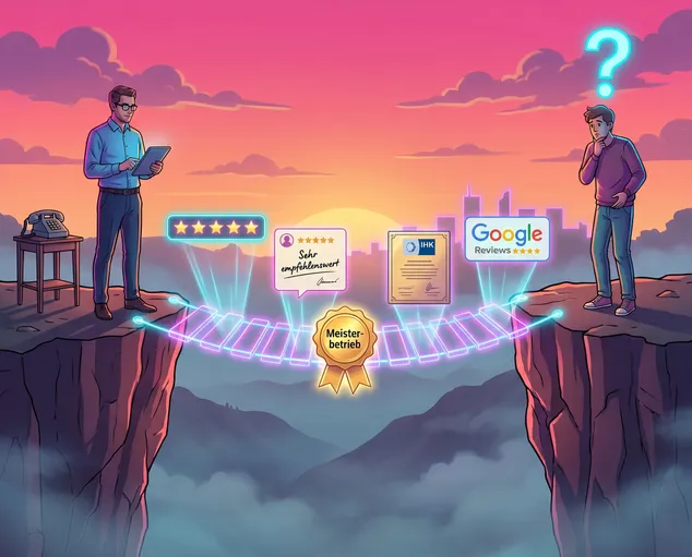 Social Proof auf der Website: Vertrauen aufbauen, Anfragen gewinnen - Symbolbild