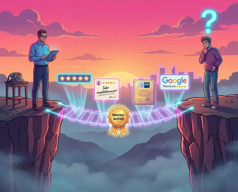 Social Proof auf der Website: Vertrauen aufbauen, Anfragen gewinnen - Symbolbild